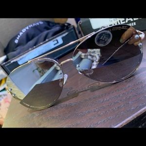 Express Mirror Aviators Sunglasses